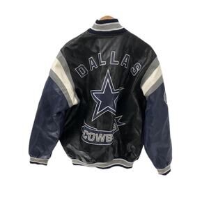 NFL men's cowboys leather jacket